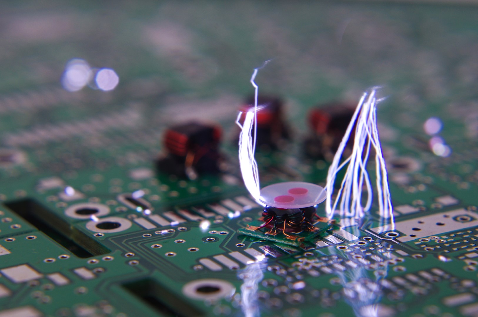Esd,Sparks,Over,Rf,Electronics,Components